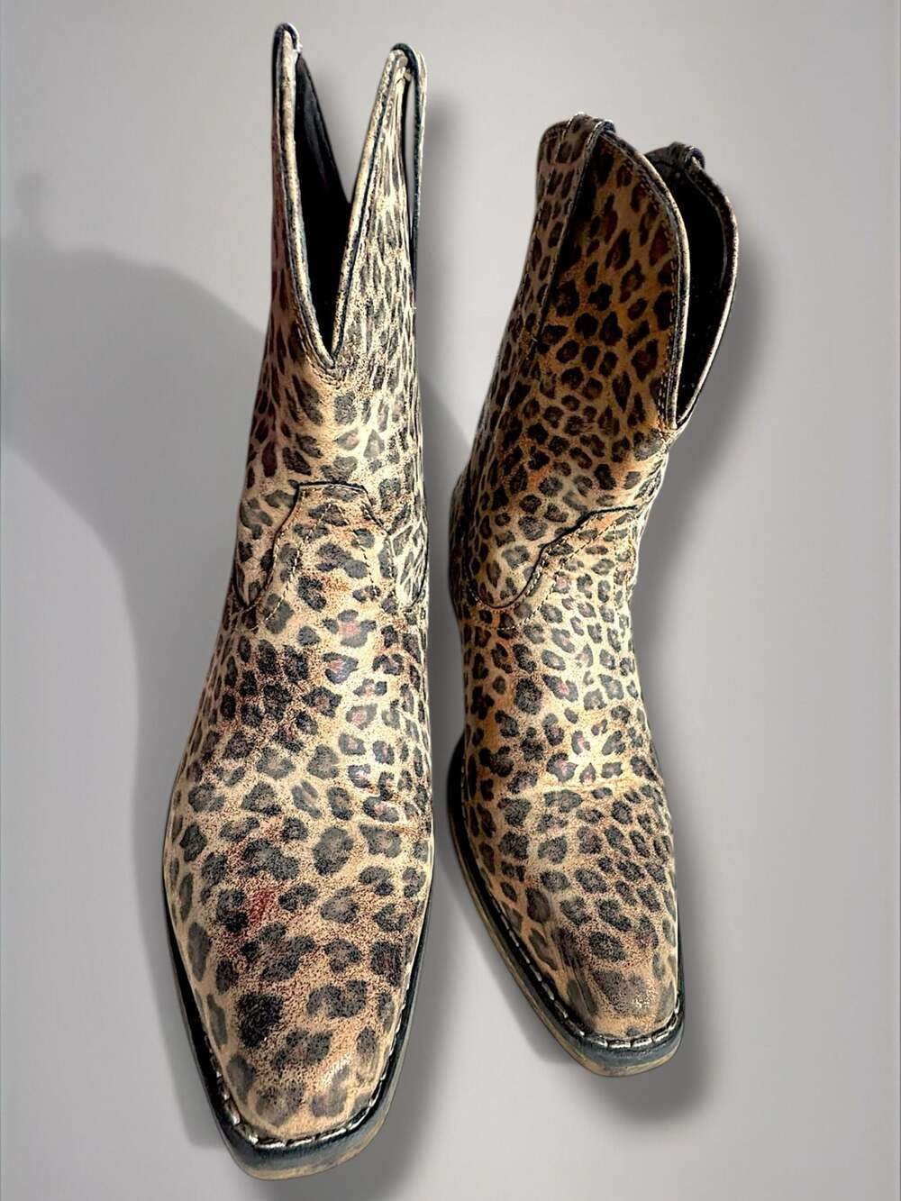Roper Women's Ingrid Leopard Print Western Boots
